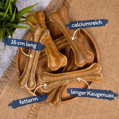 Lyra Pet® Kauknochen aus Rinderhaut ca. 16 cm
