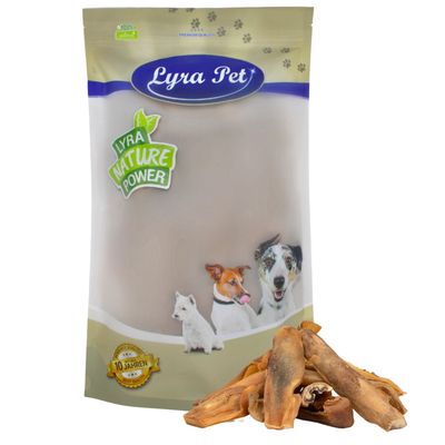 Peau de tête de bœuf Lyra Pet® brun doré foncé