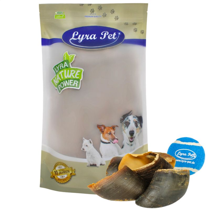 Sabots de bœuf Lyra Pet® d'environ 80 g chacun