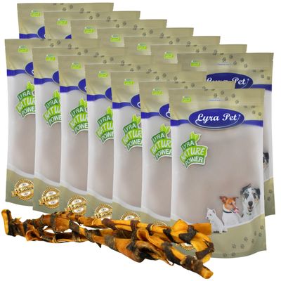 Lyra Pet® XXL Rinderkopfhautstangen mit Pansen ca. 70 cm