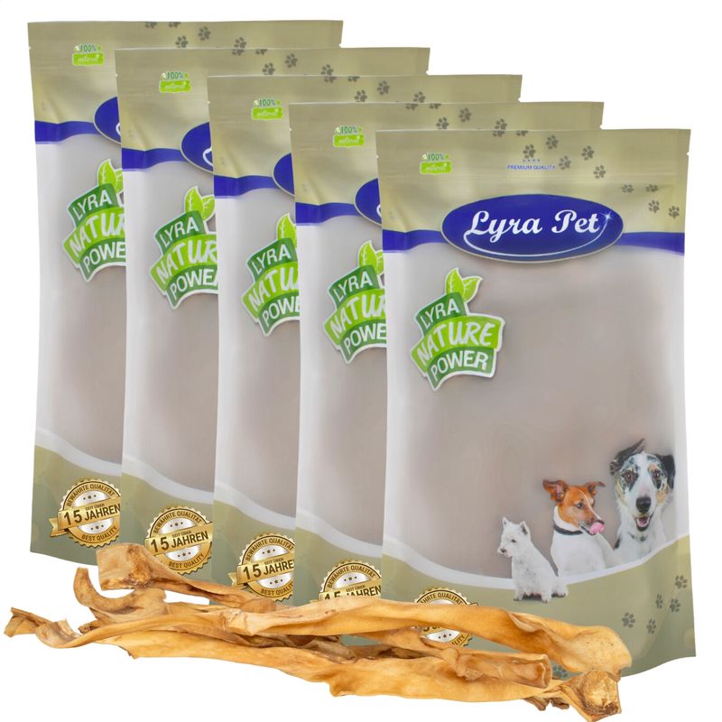 Lyra Pet® XXL Barres de peau de tête de bœuf 70 cm
