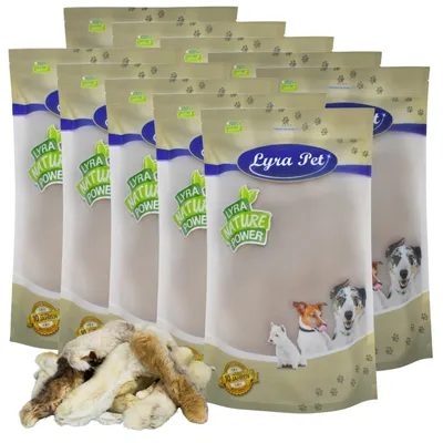 Lyra Pet® pattes de lapin avec fourrure Lyra Pet® pattes de lapin avec fourrure