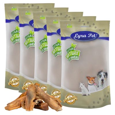 Peau de tête de bœuf Lyra Pet® brun doré foncé