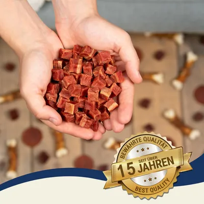 Lyra Pet® Dés de viande de canard avec poisson