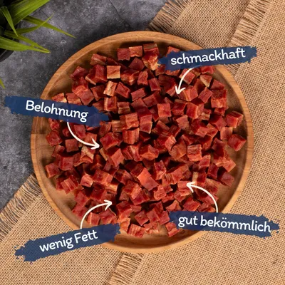 Lyra Pet® Dés de viande de canard avec poisson