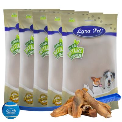 Peau de tête de bœuf Lyra Pet® brun doré foncé
