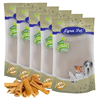 Lyra Pet® Peau de tête de bœuf sections 1 - 7cm Lyra Pet® Peau de tête de bœuf sections 1 - 7cm