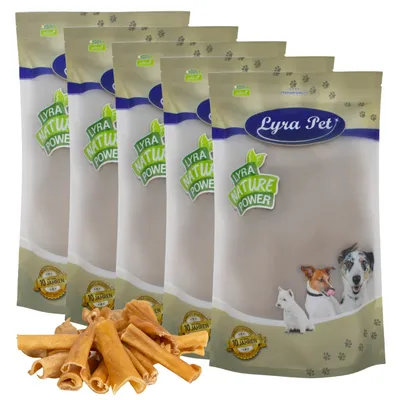 Lyra Pet® Peau de tête de bœuf sections 1 - 7cm