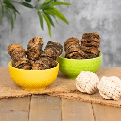 Lyra Pet® Wrap de poumons de bœuf et de pousses de blé