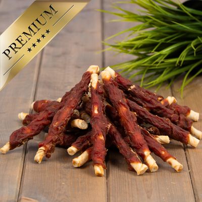Lyra Pet® Kaurollen mit Entenbruststreifen