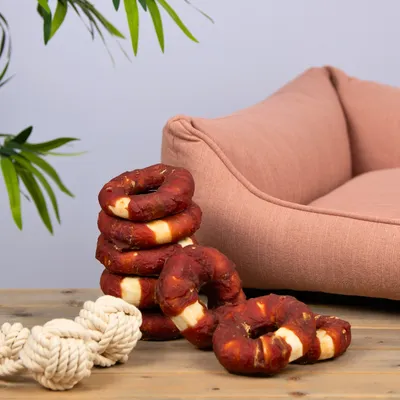 Lyra Pet® Cauringe avec lamelles de magret de canard