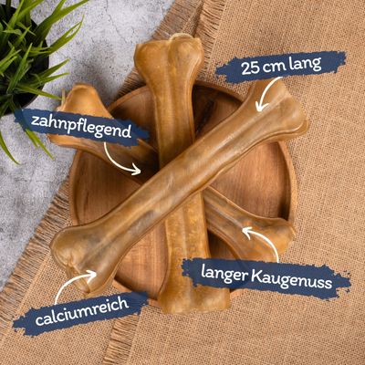 Lyra Pet® Kauknochen aus Rinderhaut ca. 25 cm