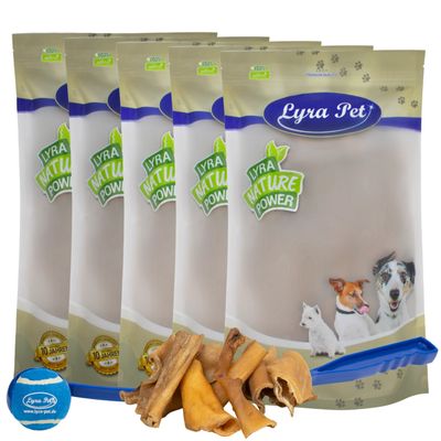 Lyra Pet® Peau de tête de bœuf sections 4 - 8 cm