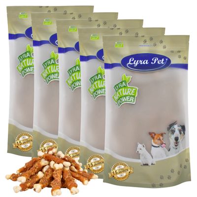 Lyra Pet® Os calcique avec lamelles de poitrine de poulet