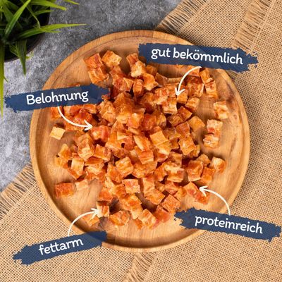 Lyra Pet® dés de poulet au poisson