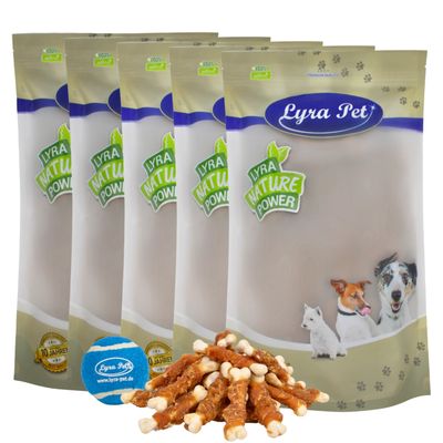Lyra Pet® Os calcique avec lamelles de poitrine de poulet
