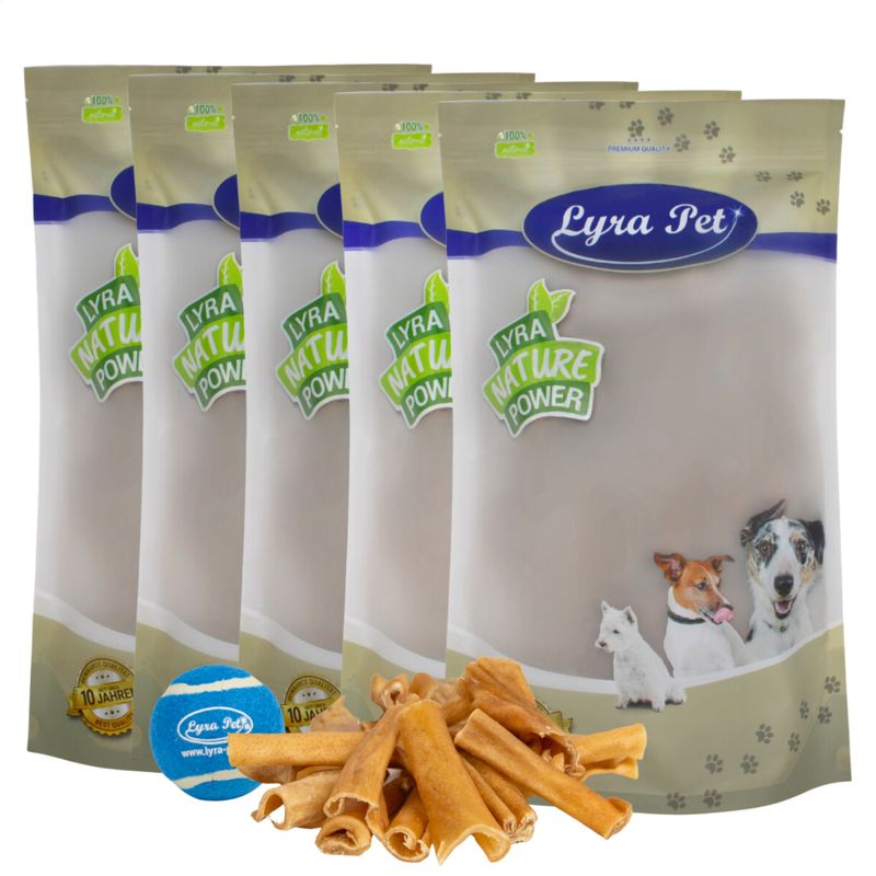 Lyra Pet® Peau de tête de bœuf sections 1 - 7cm