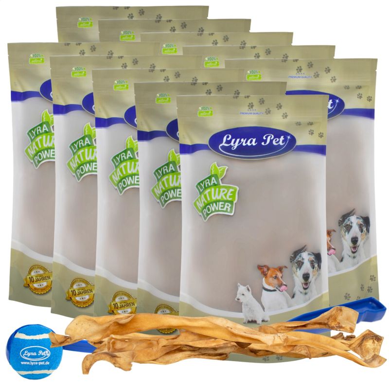 Lyra Pet® XXL Barres de peau de tête de bœuf 70 cm