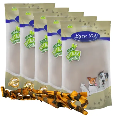 Lyra Pet® XXL barres de peau de tête de bœuf avec panse env. 70 cm Lyra Pet® XXL barres de peau de tête de bœuf avec panse env. 70 cm