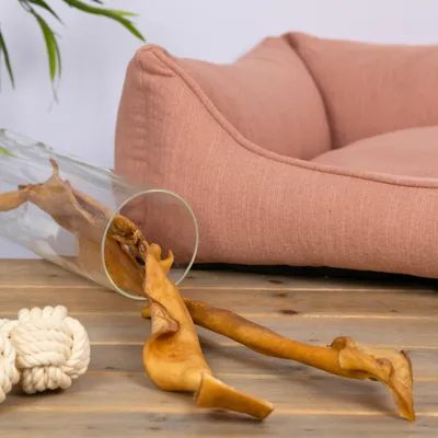 Lyra Pet® XXL Barres de peau de tête de bœuf 70 cm