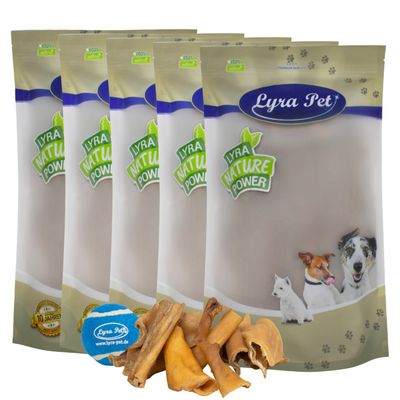 Lyra Pet® Peau de tête de bœuf sections 4 - 8 cm