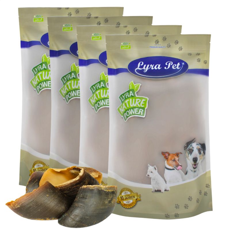 Sabots de bœuf Lyra Pet® d'environ 80 g chacun