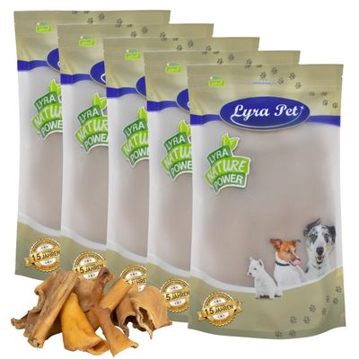Lyra Pet® Peau de tête de bœuf sections 4 - 8 cm