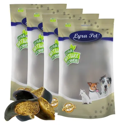 Lyra Pet® Sabots de bœuf farcis à la panse et au foie, 120 g chacun environ Lyra Pet® Sabots de bœuf farcis à la panse et au foie, 120 g chacun environ