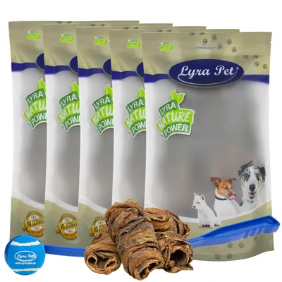 Lyra Pet® Wrap de poumons de bœuf et de pousses de blé