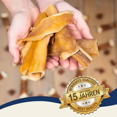 Peau de tête de bœuf Lyra Pet®, brun clair