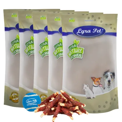Lyra Pet® Rouleaux à mâcher avec lamelles de magret de canard