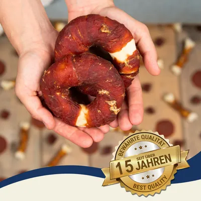 Lyra Pet® Cauringe avec lamelles de magret de canard