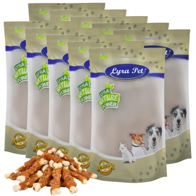 Lyra Pet® Os calcique avec lamelles de poitrine de poulet
