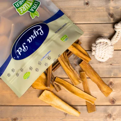 Peau de tête de bœuf Lyra Pet®, brun clair