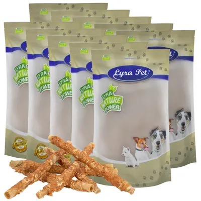 Lyra Pet® Rouleaux à mâcher avec poitrine de poulet env. 30-34 cm