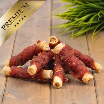 Rouleaux à mâcher Lyra Pet® au magret de canard nature