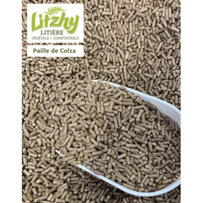 Eizhy - Litière Végétale et Compostable Litzhy à base de Paille de Colza