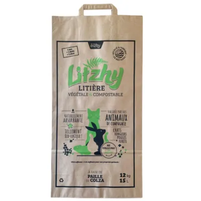 Eizhy - Litière Végétale et Compostable Litzhy à base de Paille de Colza
