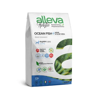 Alleva - Croquettes Sans Céréales Poisson pour Chiot de Petite Taille Alleva - Croquettes Sans Céréales Poisson pour Chiot de Petite Taille