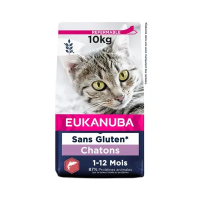 Eukanuba - Croquettes Sans Céréales au Saumon pour Chaton