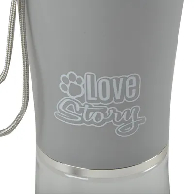 Love Story - Gourde de voyage 500 ml pour animaux