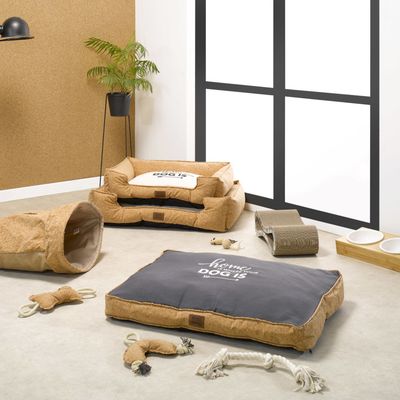 Love Story - Coussin rectangle en liège et polyester pour chien