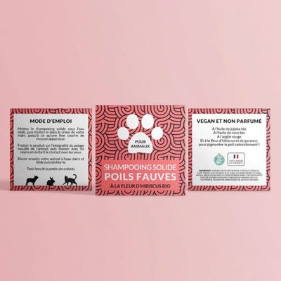 Naiomy Shampoing solide poils fauves 60 ml