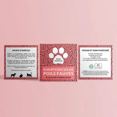 Naiomy Shampoing solide poils fauves 60 ml