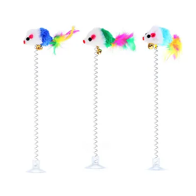 CoolPetGear Lot de 5 bâtons de jouets pour chat (couleurs aléatoires)