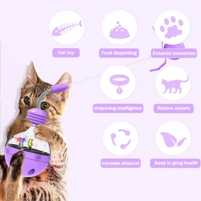 Jouets interactifs pour chats Chaton Stick et Fun Ball