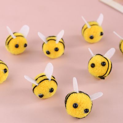 CoolPetGear Lot de 10 jouets en peluche en forme d'abeille pour chat