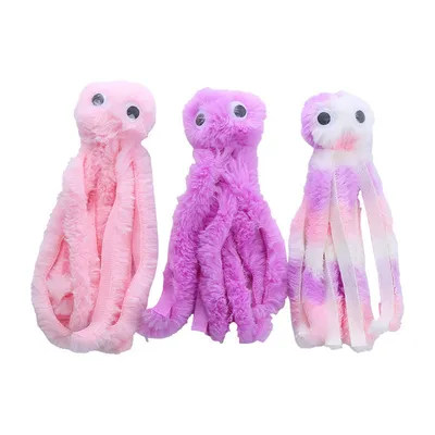 Jouet en peluche en forme de pieuvre CoolPetGear 2 pièces