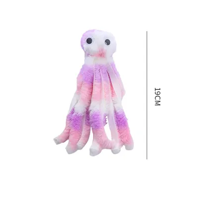 Jouet en peluche en forme de pieuvre CoolPetGear 2 pièces Jouet en peluche en forme de pieuvre CoolPetGear 2 pièces