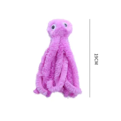 Jouet en peluche en forme de pieuvre CoolPetGear 2 pièces